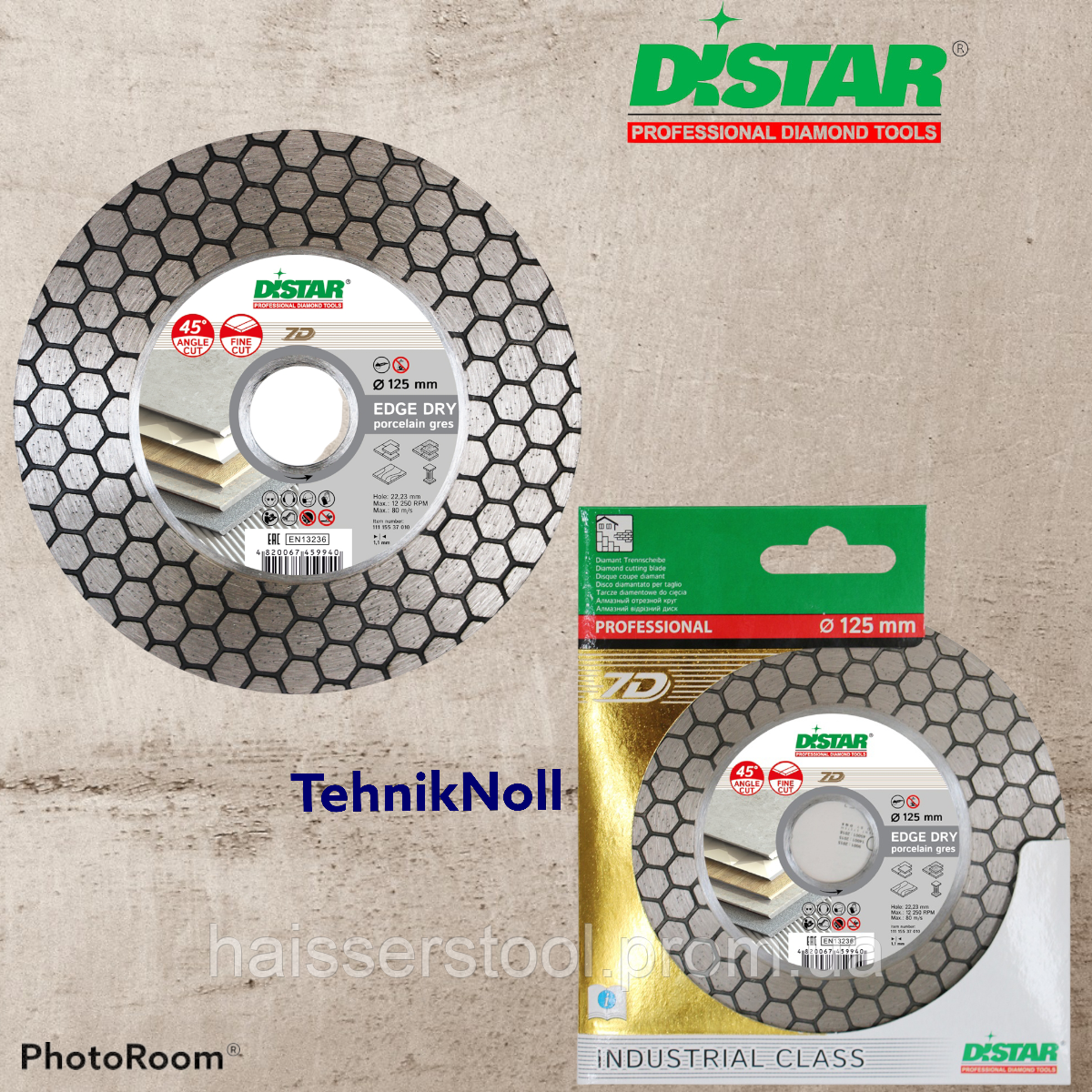 Круг алмазний Distar 180 Hard Ceramics Advanced.Диск відрізний покераміці, керамограніту.