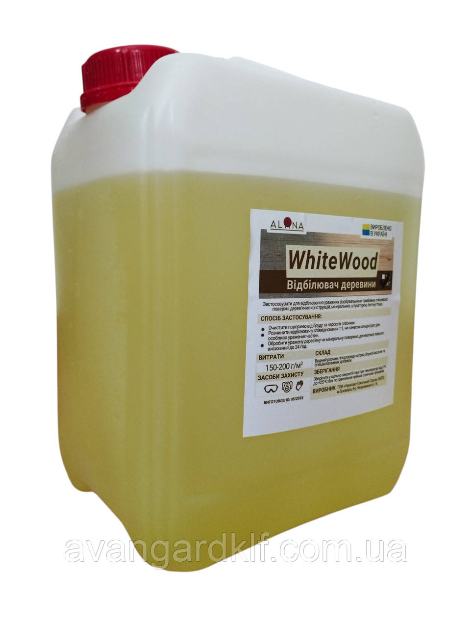 Відбілювач деревини ALANA White wood (Концентрат) для знищення плісняви та грибка 12кг