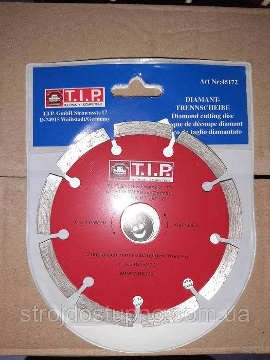 Алмазний диск T.I.P. 125 х 22,23 Сегмент