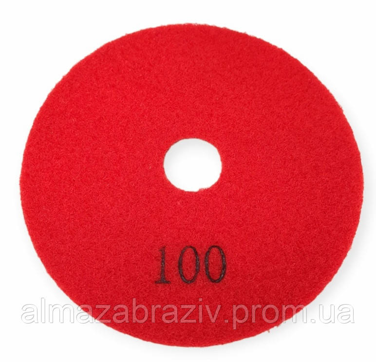 Алмазний гнучкий шліфувальний круг "Спіраль" d 125 мм 800