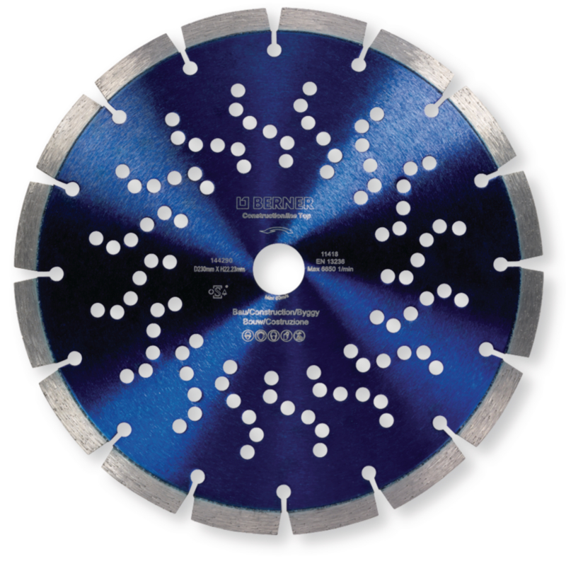 Алмазний диск для бетону CONSTRUCTIONline Top Berner